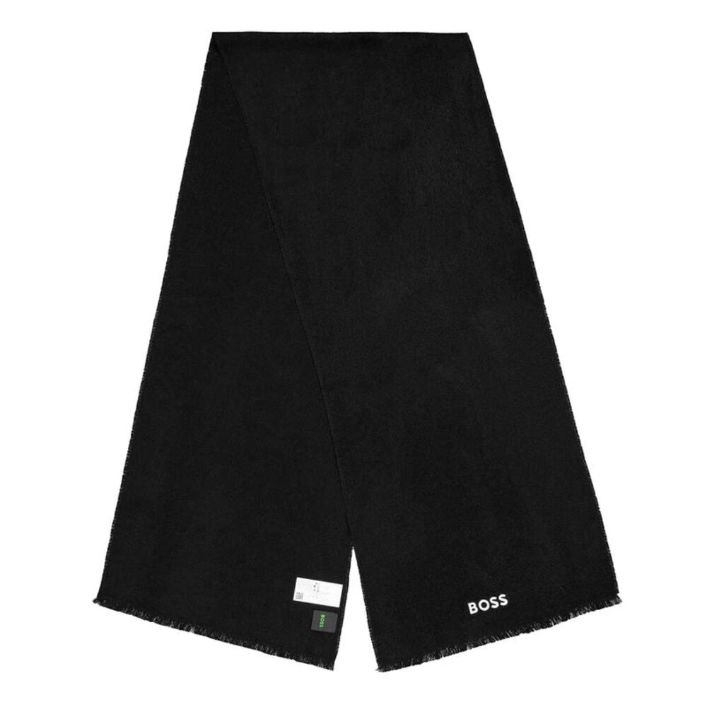 Boss Asport Logo Scarf / Black